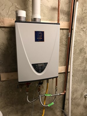 Another successful True North tankless install