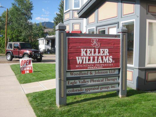 Sandblasted Cedar Sign