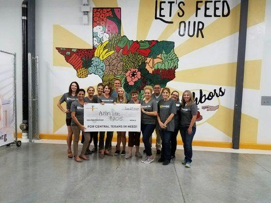 A great day with friends from Austin Title at Central Texas Food Bank.