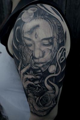 Geisha tattoo