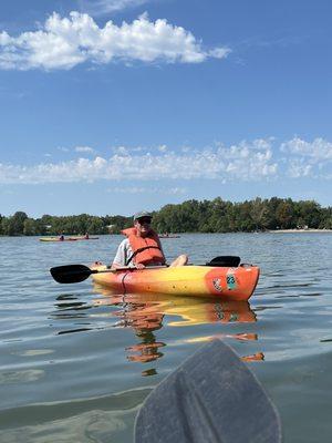 Kayak on Cedar Lake