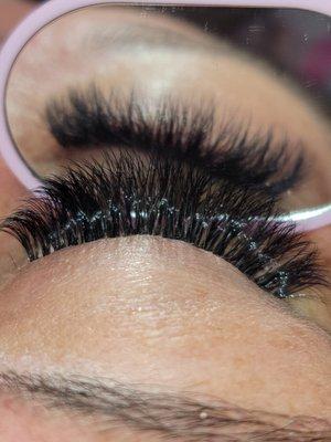 Eyelashes extensions