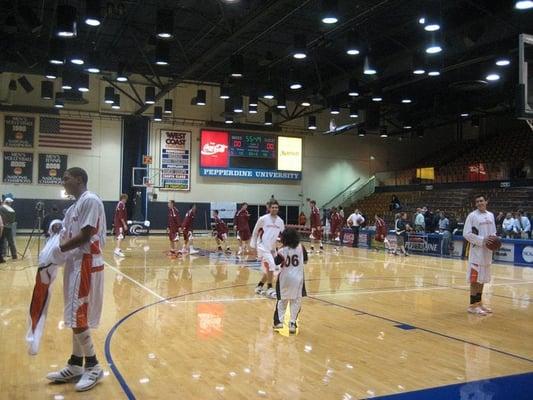 Courtside view - February 2008