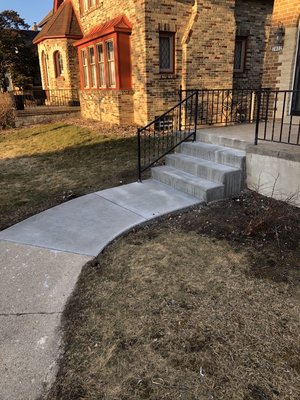 Front stairs