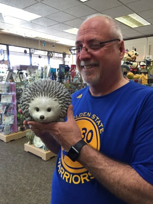 Pastor Steve and a hedgehog....long story:)