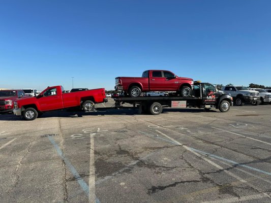 Auction vehicle transport