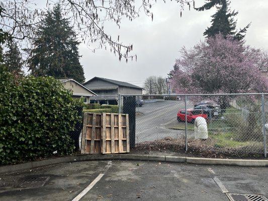 Denise Koval was informed about this fence being tore out. Took action!! (Not really)