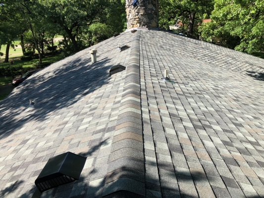 I made sure to inspect the roof after the guys, finished. I was very pleased with the turnout.