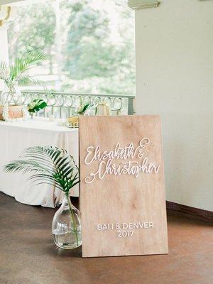 Recreating Bali in Colorado with florals and styling by Chelsa.