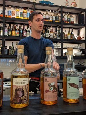 Chichibu Distillery tasting with Chris Lane