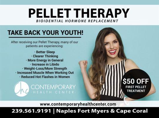 Hormone replacement pellet therapy