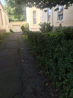 driveway to the Historic Mansion