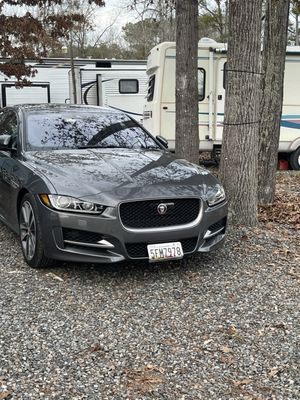 This is a 2017 Jaguar 20D  R-Sport diesel parked at my summer home...