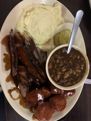 Sliced Brisket Platter