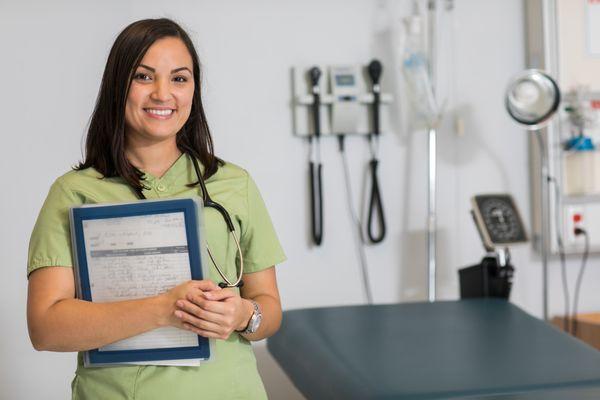 Clinical Practice in State of the Art Nursing Lab.