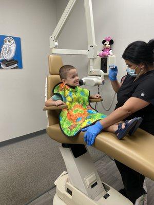 Excited to see pictures of his teeth!