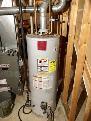 Seems crazy but this water heater was leaking for 9-12 months before homeowner discovered leaky deposits on top.