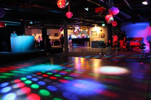 Sweet 16 and 40th Birthday Parties are popular with the nightclub look and 4000W in-house sound system.