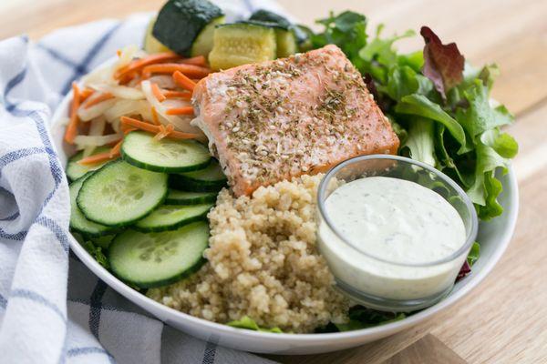 Za'atar Salmon Salad