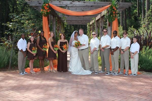 Cape Fear Botanical Gardens, NC.   Couple is from Hawaii, family lives in Fayetteville