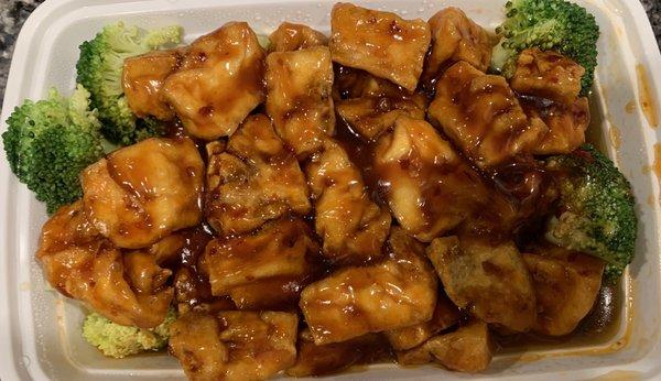 General Tso tofu