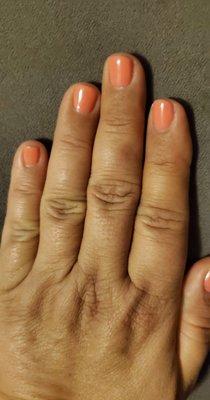 Gel manicure with OPI