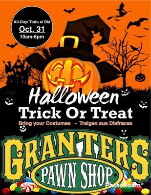 Happy Halloween ! Stop by Granters showroom for a treat.