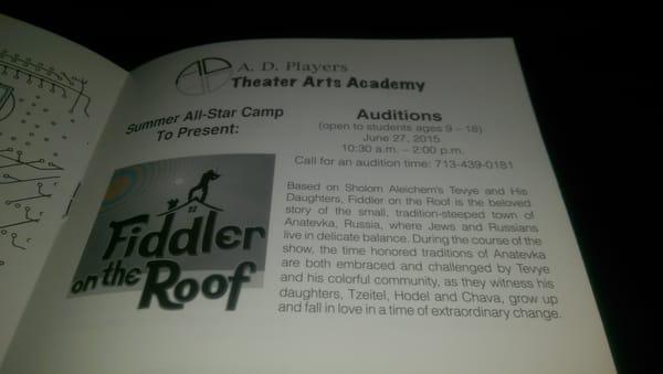 Children's Auditions