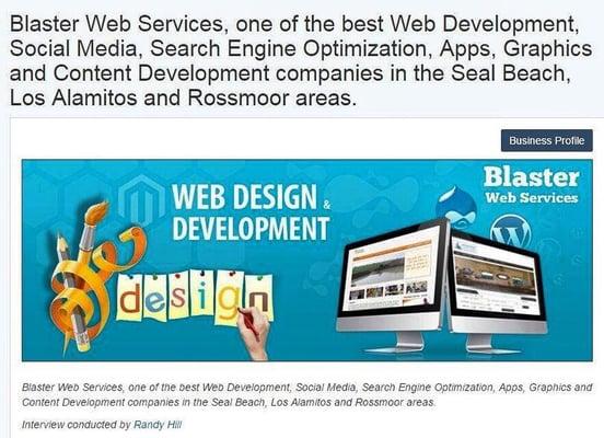 We got some press from Parkbench.com! Thanks to Randy Hill for the awesome support for Blaster Web Services!