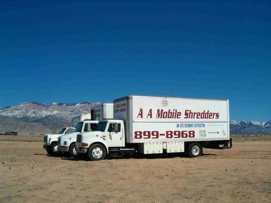 Mobile Shredding Trucks