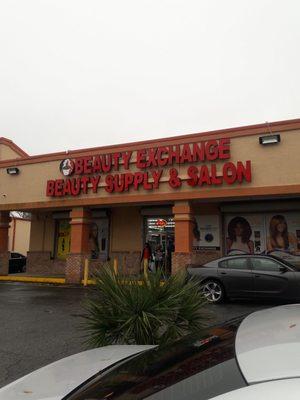 Beauty Exchange and Beauty Suppy & Salon on Edgewood Avenue W in Jacksonville FL