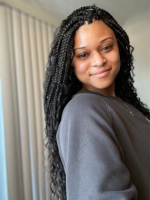 Boho goddess braids