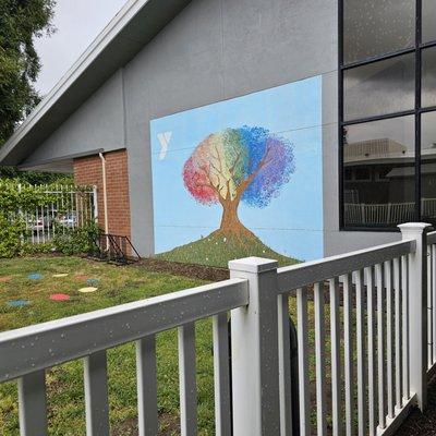 Mural in the yard