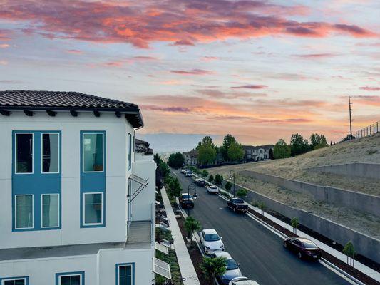 Sunset in the Latest Listing - Communications Hill, San Jose California 95136