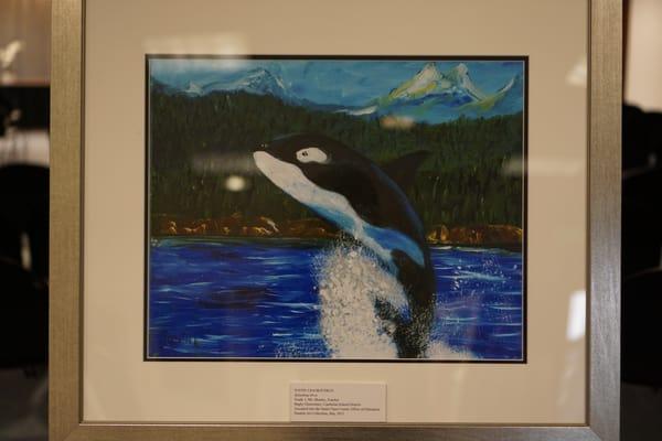 Orca Oil Painting