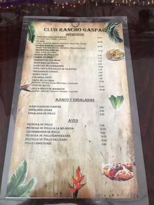 Food Menu