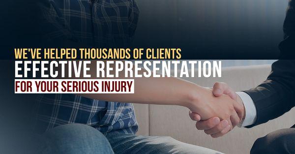 We've helped thousands of clients. Effective representation for your serious injury.