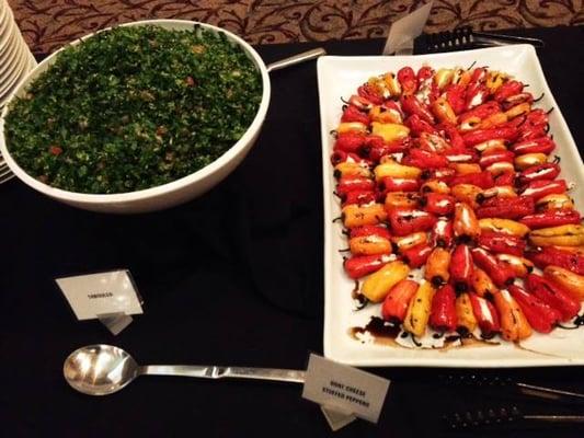 Tabouleh and Goat Cheese Stuffed Peppers