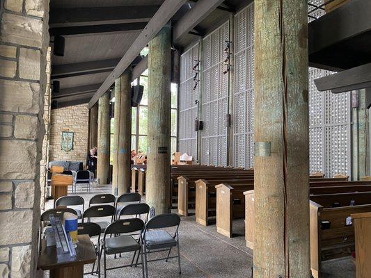 Inside the chapel