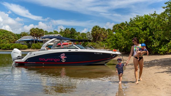 Baymingo boat rentals with captains in Fort Lauderdale 
all included - no hidden fees