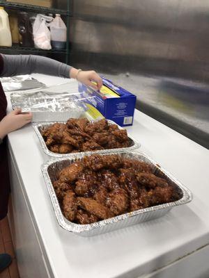 Panda cafe Special cut Wing- Honey BBQ wings