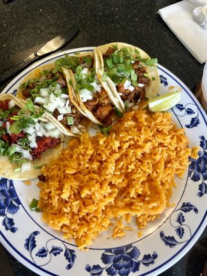 Four taco plate