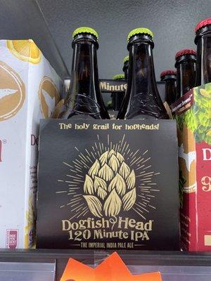 We have Dogfish Head 120 minute .............