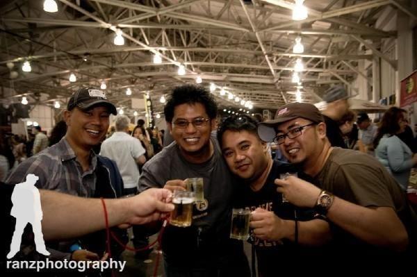 Eric, Walter P, RJR, and Ranz N  (North meets South at Beerfest)