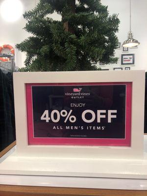 Sale sign