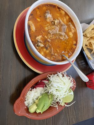 Best Red Pozole in town!!!