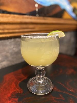 Large Margarita on the rocks, with salt.