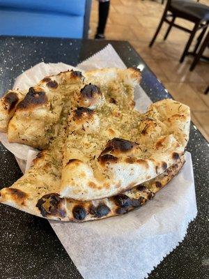 Rosemary garlic naan