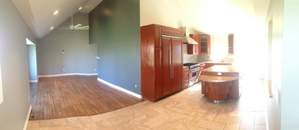 Finished kitchen remodeling project