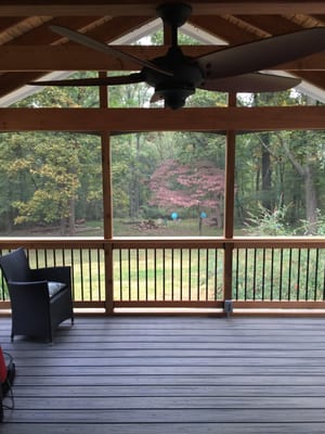 Deck and screen porch Round hill, Va.